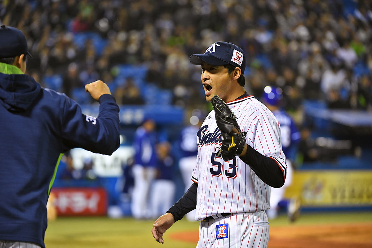 2019-04-05 中日戦 五十嵐亮太投手が復帰後初勝利