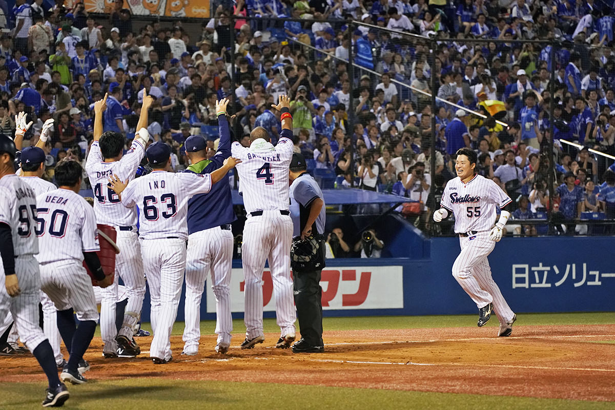 2019-08-12 横浜DeNA戦  オレが決める！村上選手サヨナラホームラン！
