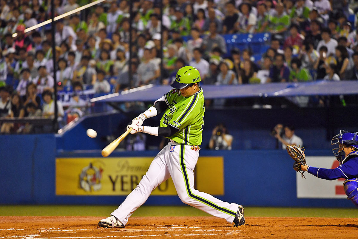 2019-08-17 中日戦 村上選手プロ初の2打席連続ホームラン！